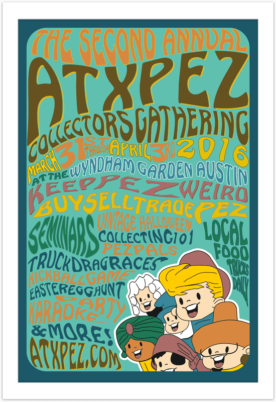 2016 ATX PEZ full show poster